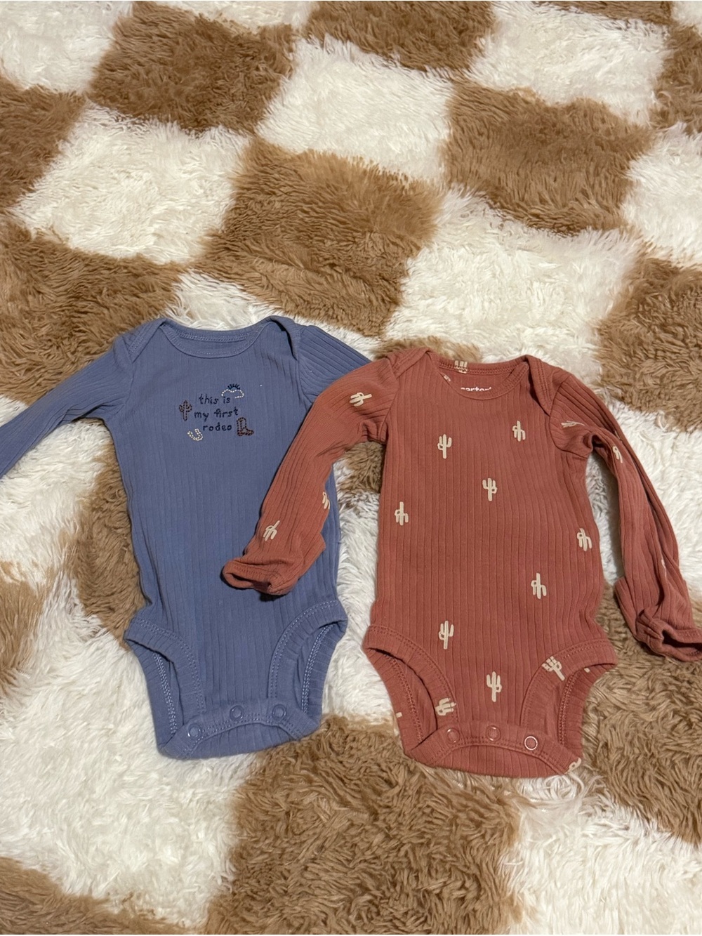 Carter’s Child of Mine- Western Onesies- Newborn